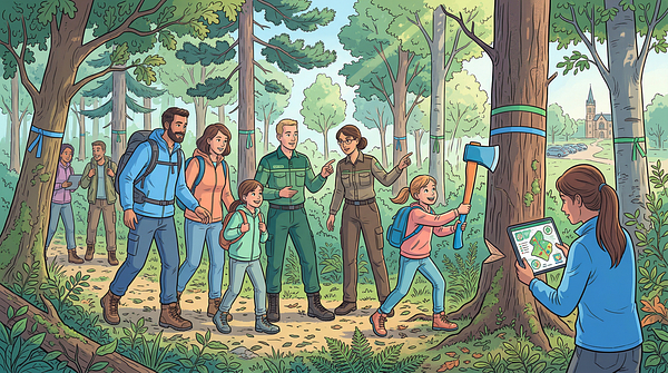 Jouer aux apprentis forestiers !