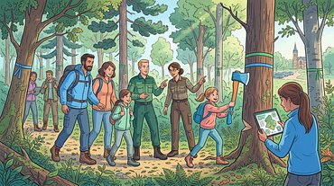 Jouer aux apprentis forestiers !