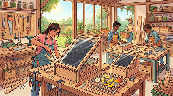 Fabrication d'un séchoir solaire