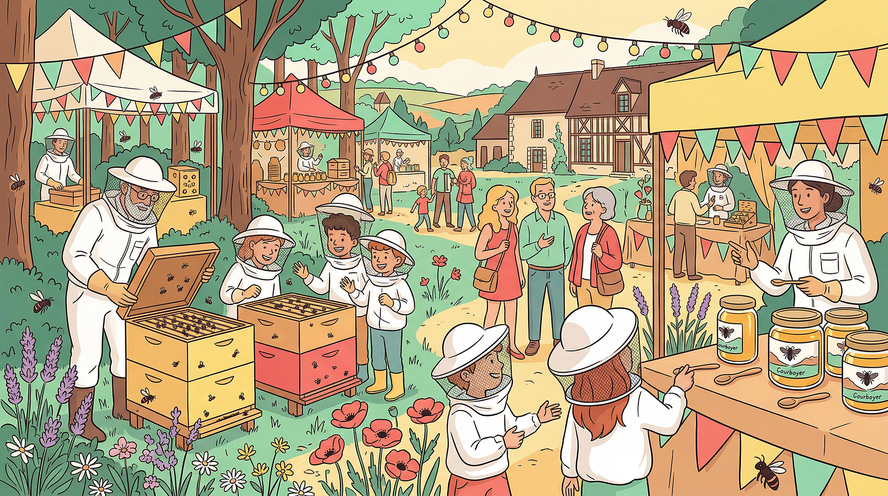 Découverte du conservatoire de l'abeille noire