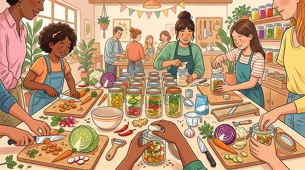 Mes premiers bocaux lactofermentés