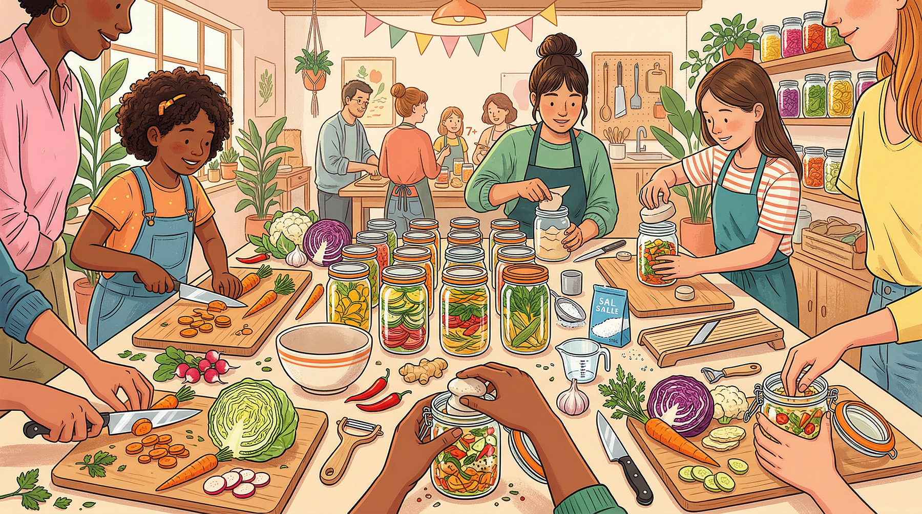 Mes premiers bocaux lactofermentés