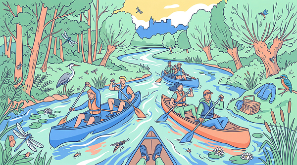 Découverte naturaliste de l’Huisne en canoë (à la journée)