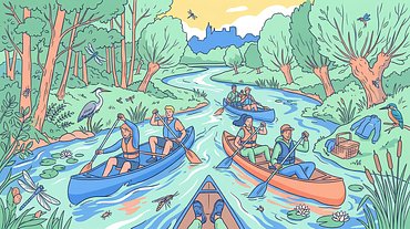 Découverte naturaliste de l’Huisne en canoë (à la journée)