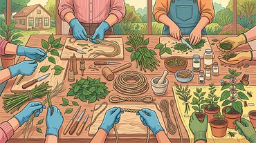 L'ortie et autres plantes à fibres