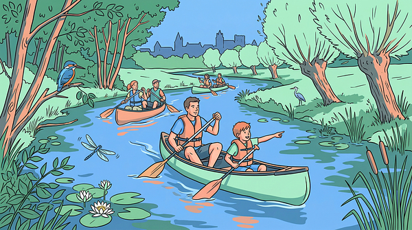 Découverte naturaliste de l’Huisne en canoë (demi-journée)