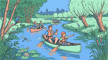 Découverte naturaliste de l’Huisne en canoë (demi-journée)