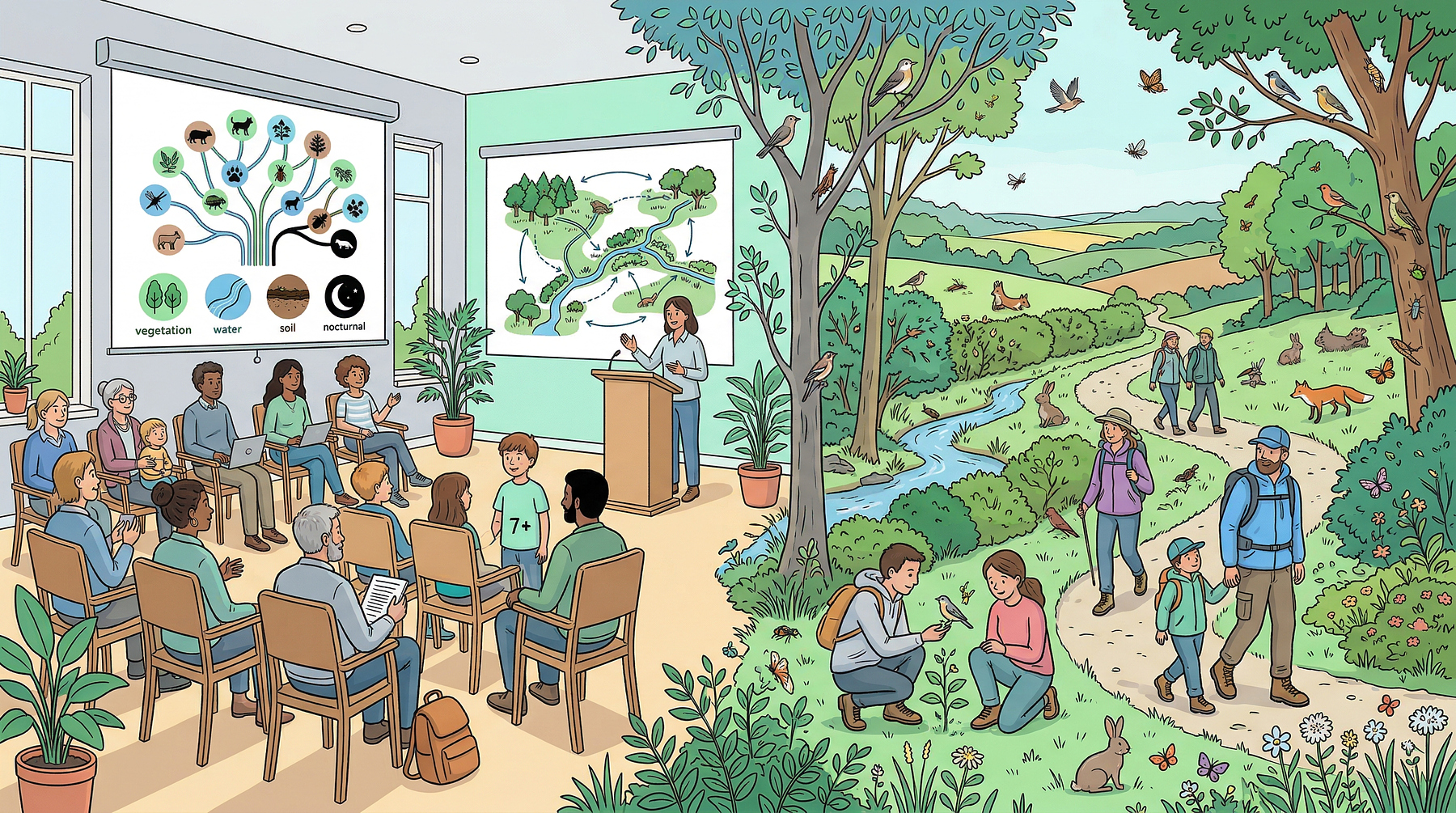 Les trames écologiques, toile de fond de la biodiversité