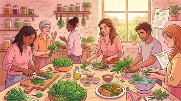 Atelier cuisine : Les légumes feuilles