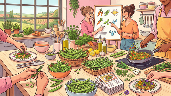 Atelier cuisine : Les légumes à cosses