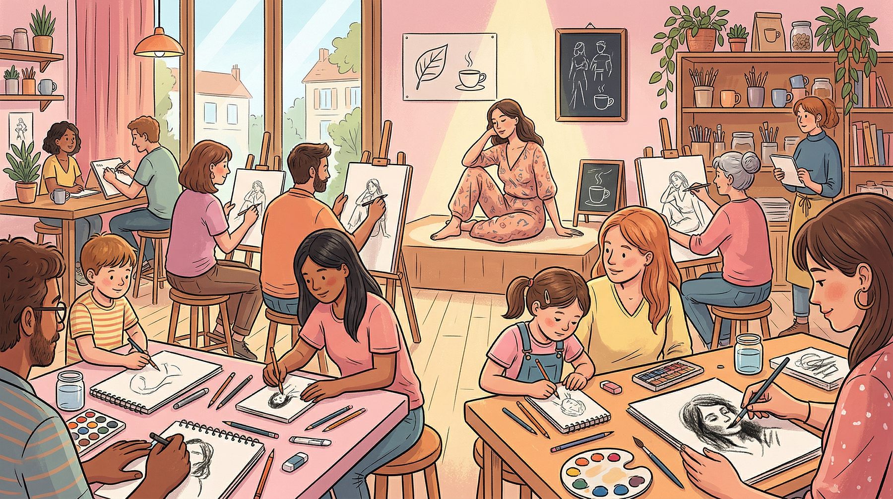 Dessin modèle vivant