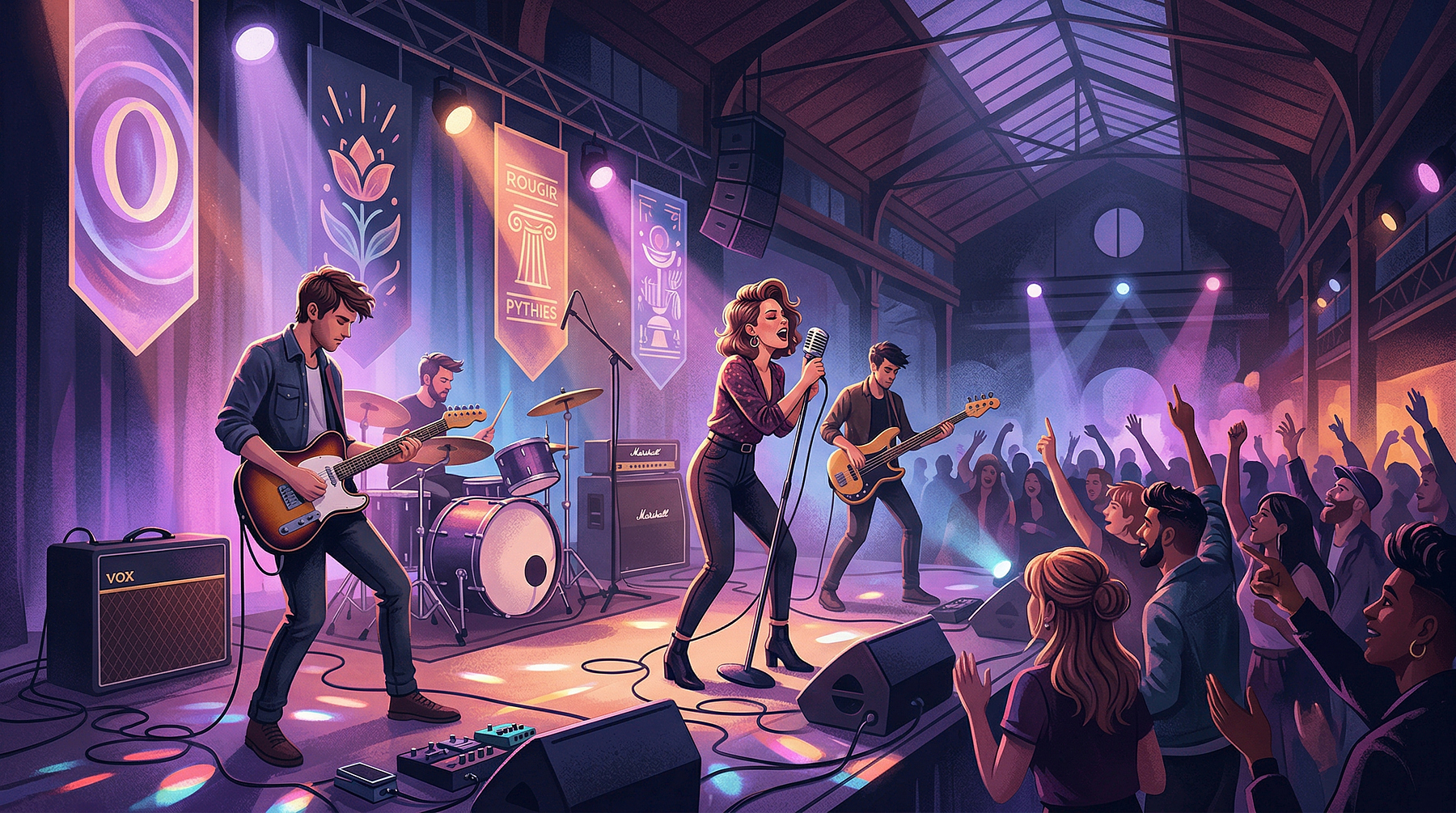 Omega Violet + Rougir + Pythies