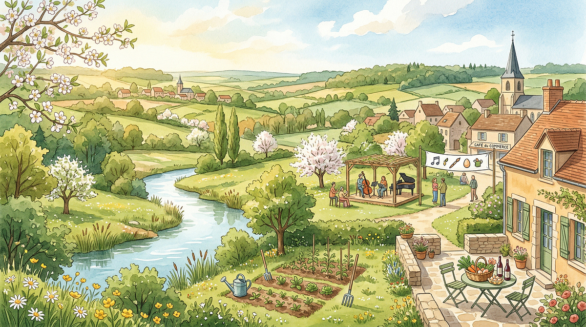 Sorties dans le Perche : l'or bleu, musique et printemps