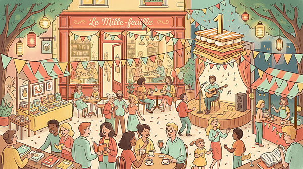 Premier anniversaire du Mille-feuille