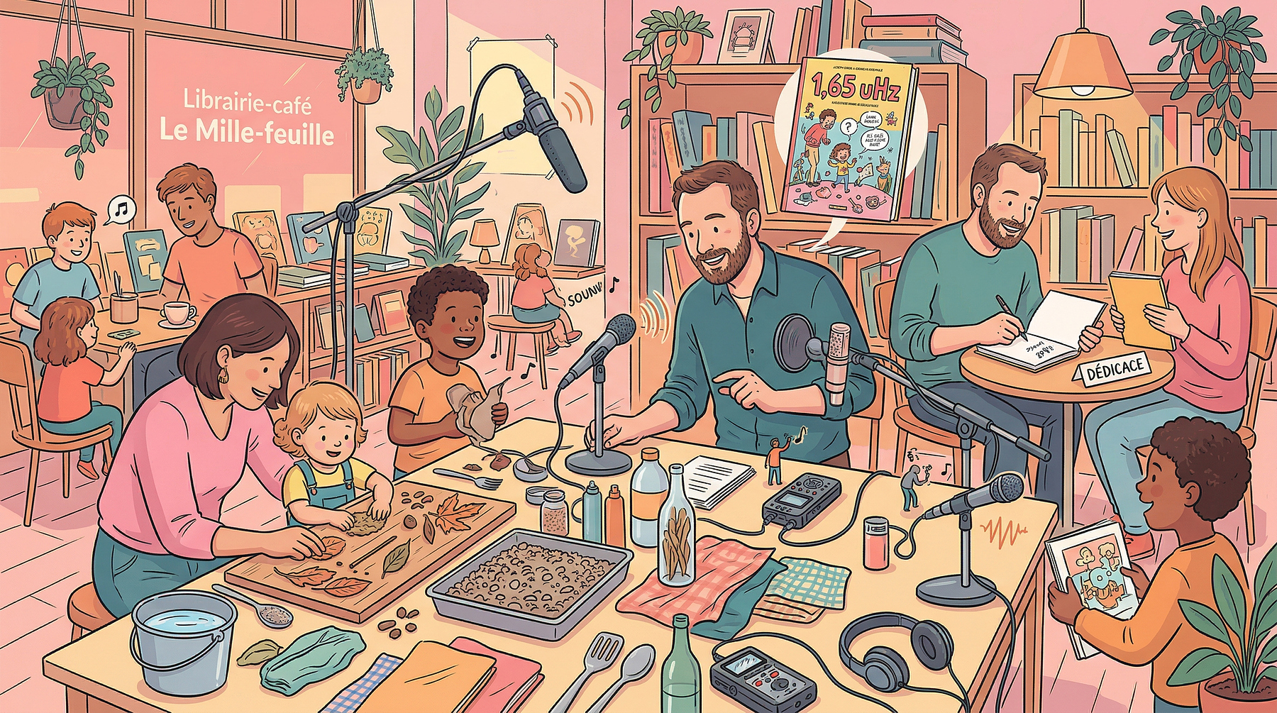 Initiation au bruitage et dédicace de Joseph Sardin