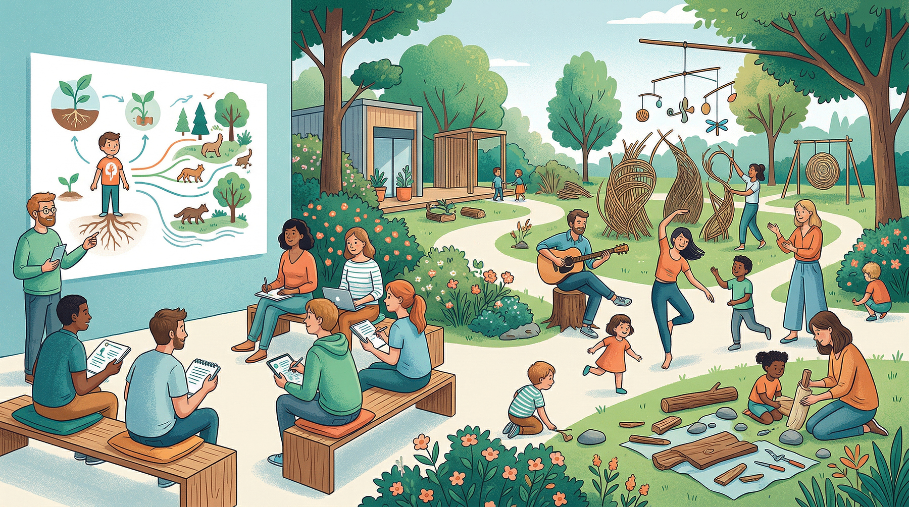 Vivre le dehors pour construire le dedans