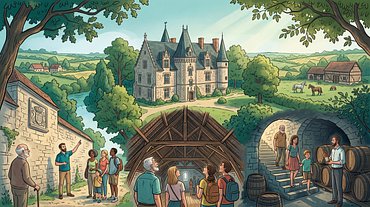 Visites guidées thématiques du manoir de Courboyer