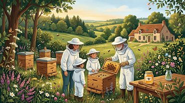 Découverte du conservatoire de l'abeille noire