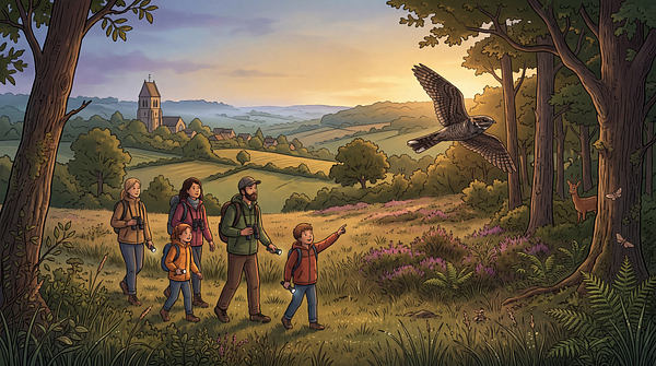 Engoulevent, oiseau-esprit du crépuscule