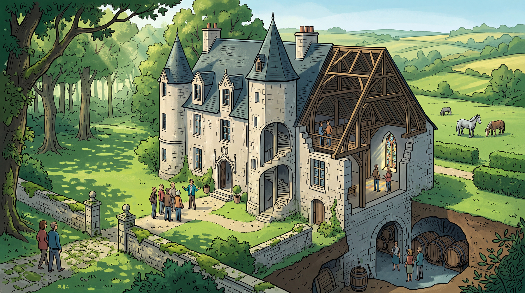 Visites guidées au Manoir de Courboyer