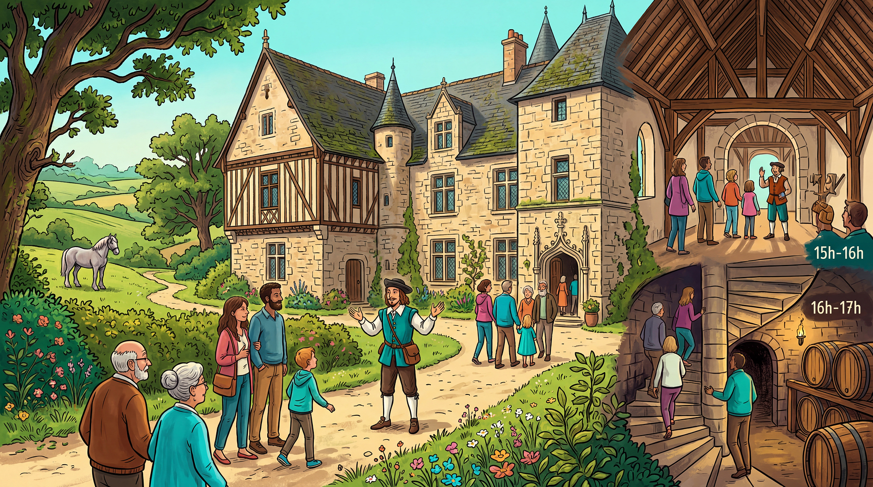 Visites guidées au Manoir de Courboyer