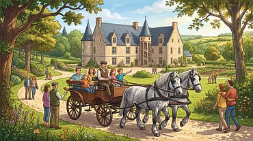 Balades attelées à la Maison du Parc