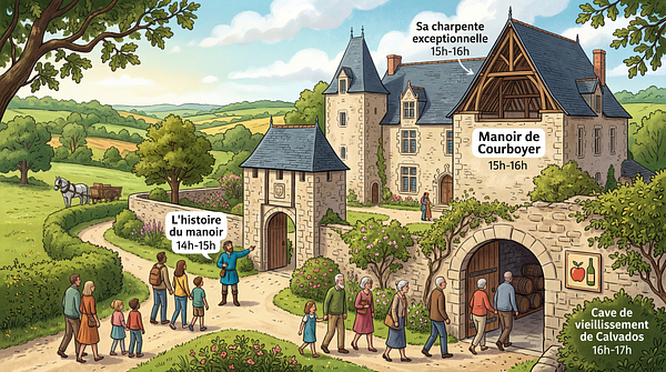 Visites guidées au Manoir de Courboyer