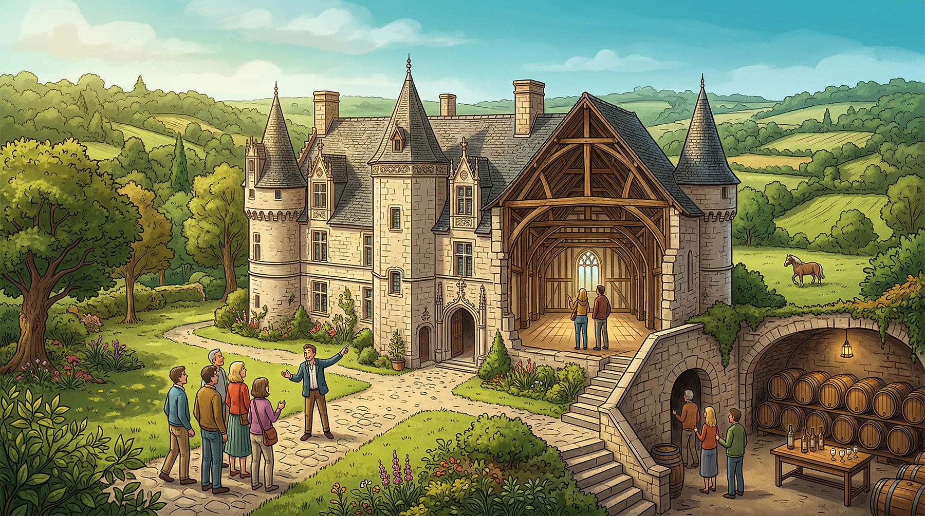 Visites guidées au Manoir de Courboyer