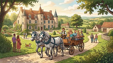 Balades attelées à la Maison du Parc