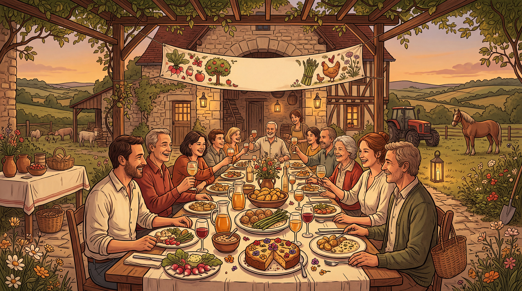 Dîner Paysan de Printemps