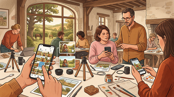 De la prise de vue à la retouche : l'IA pour vos photos mobile