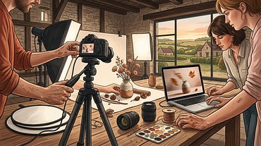 Mettre en scène l'objet : Packshot studio et effets de mouvement