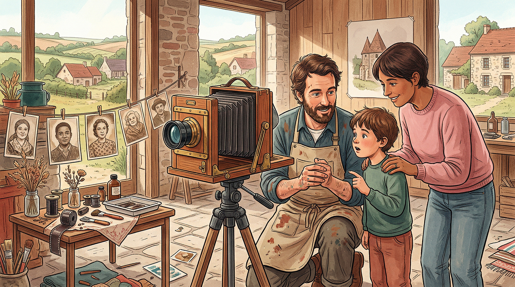 Prise en main et portraits Afghan Box