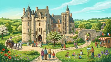 Lancement de la saison estivale du Château des Comtes du Perche