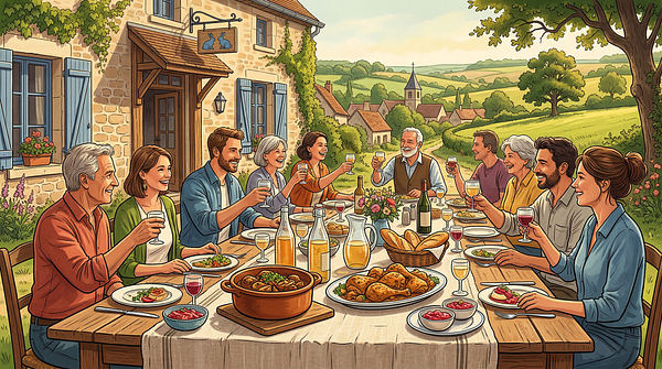 Accueil de l'équipe du Village Préféré des Français