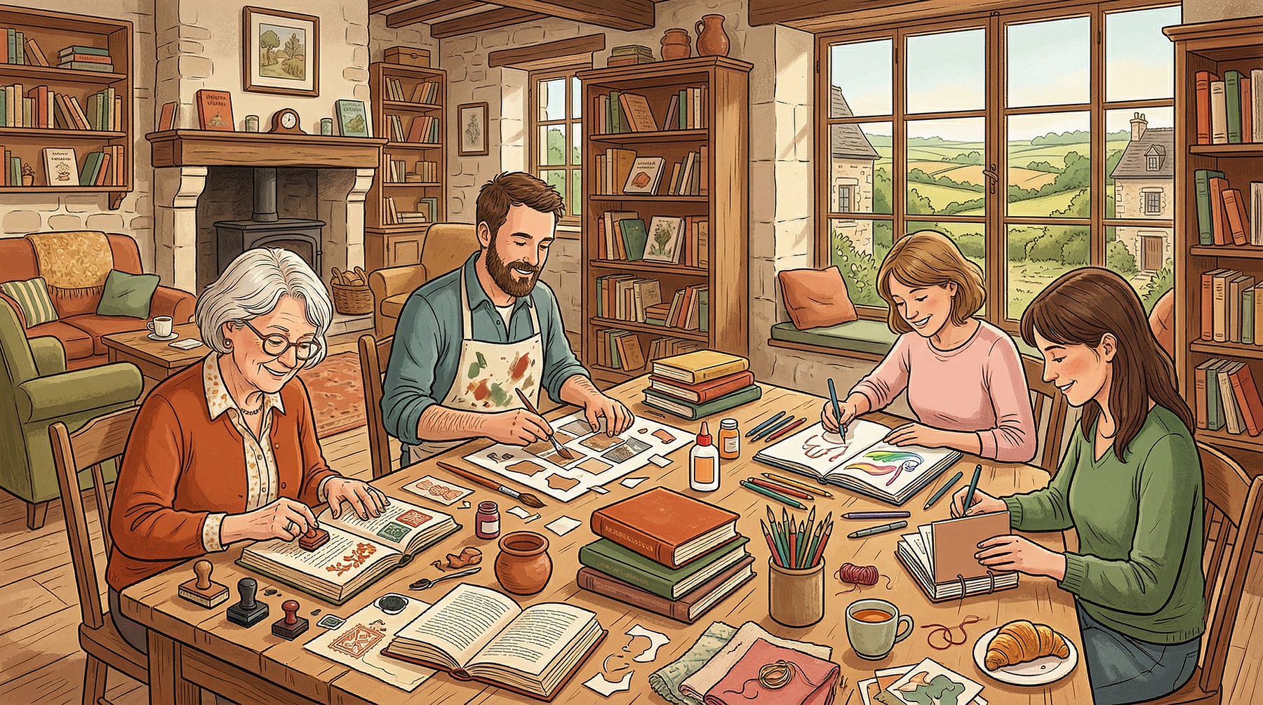 Atelier bibliocréatif pour adultes