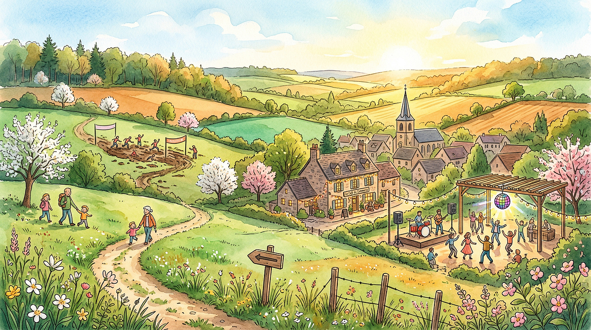 Week-end dans le Perche : défis boueux, disco et festivals