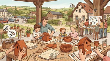 Fabriquez un nichoir à hirondelles