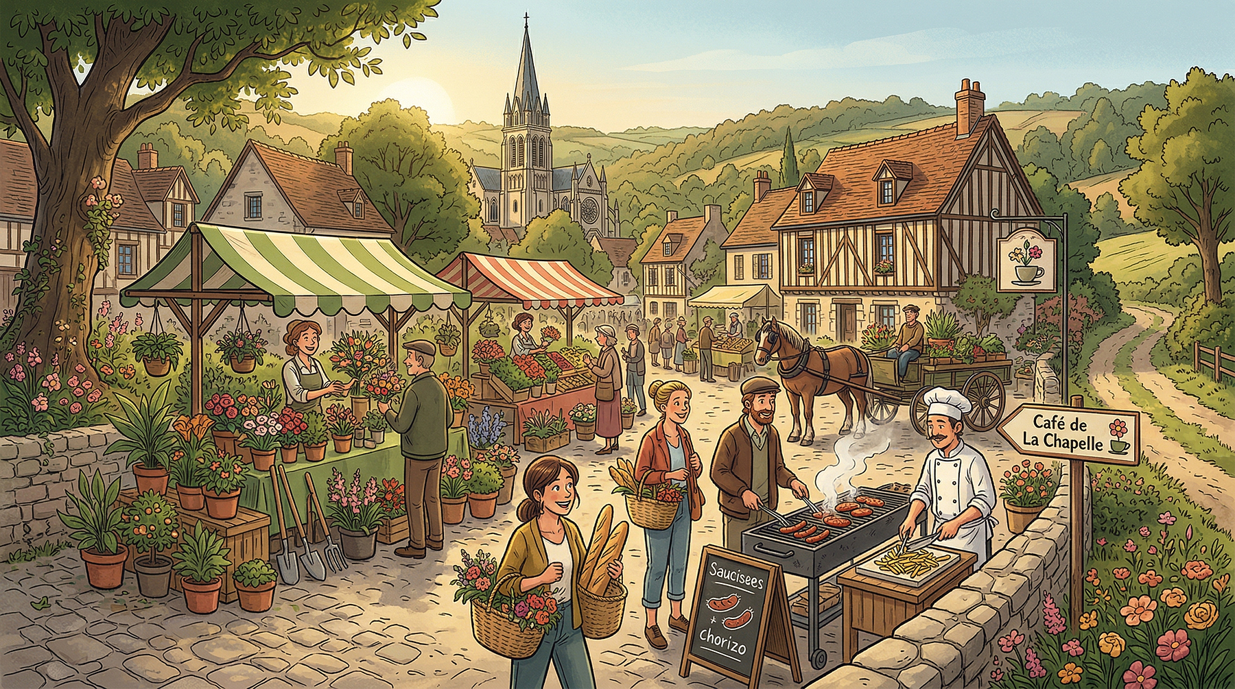 Marché aux fleurs