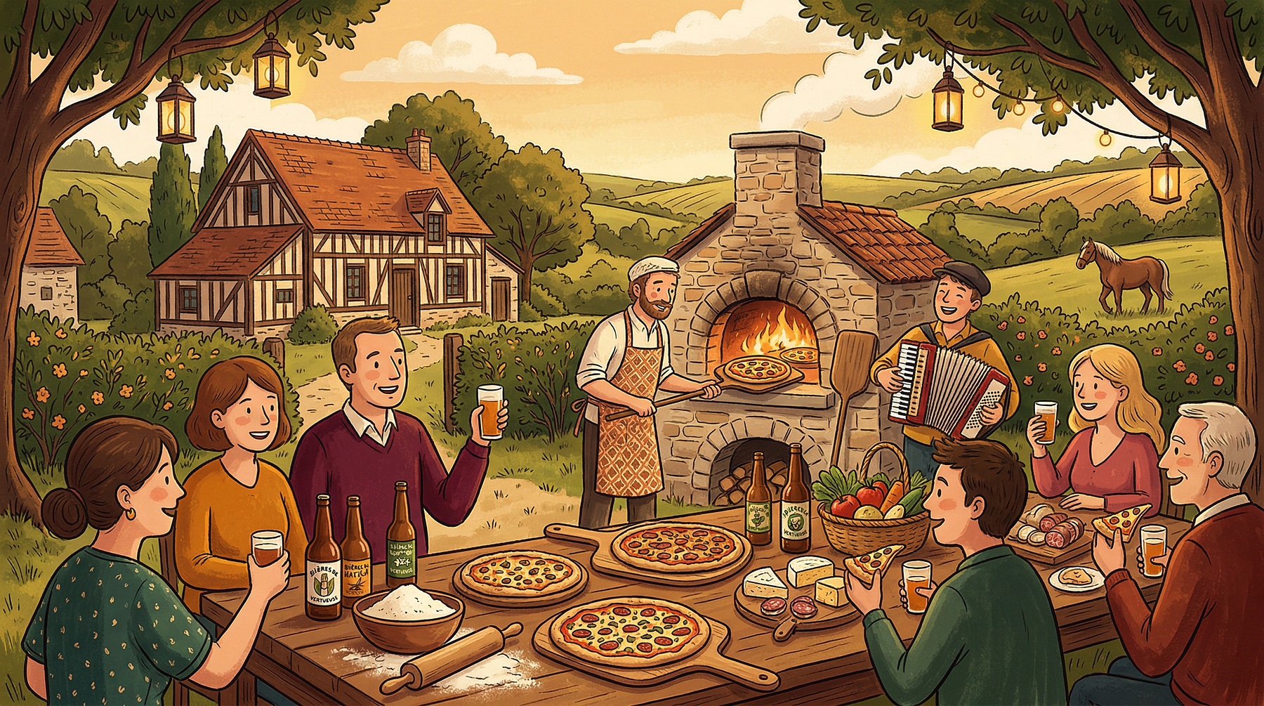 Pizza party au Moulin