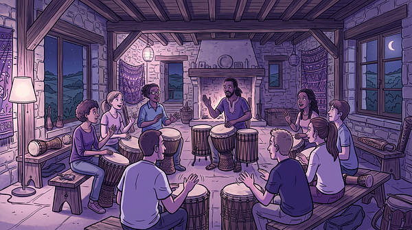 Cours de percussions d'Afrique de l'Ouest