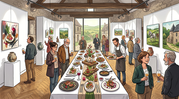 De l'art à l'assiette