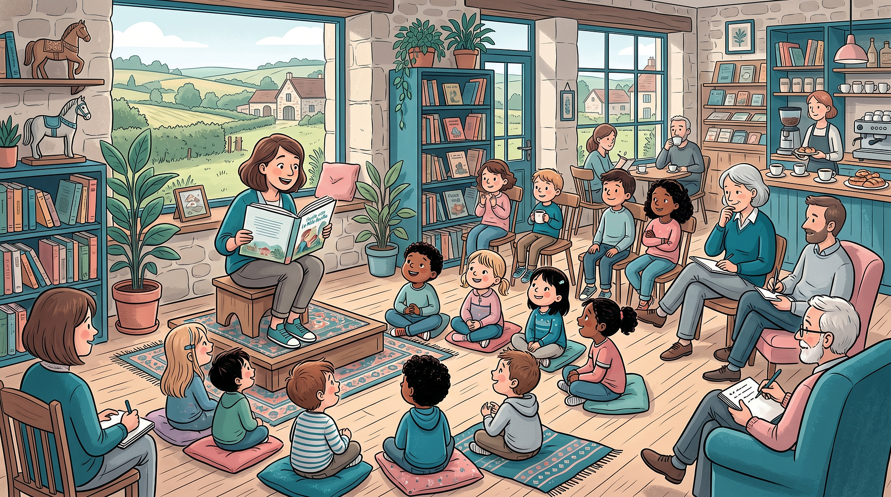 Lecture aux enfants de 3 à 6 ans