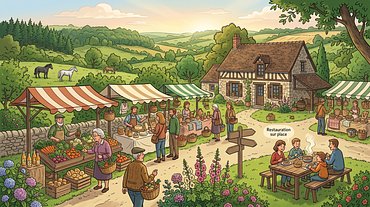 Marché de producteurs et artisans locaux