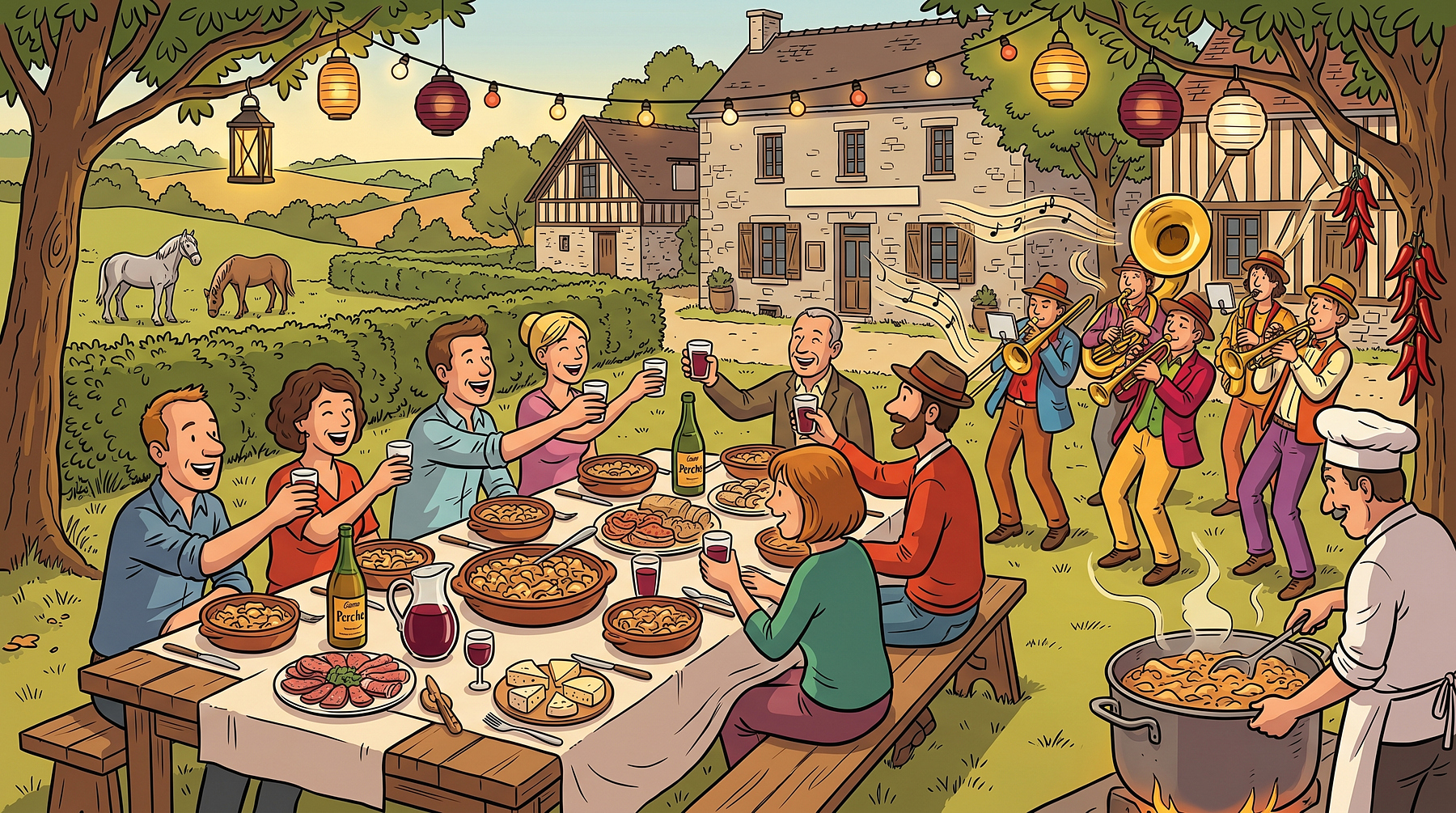 Foire aux tripes et Fanfare Les Chilis