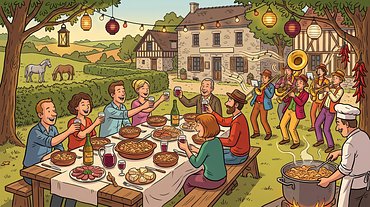 Foire aux tripes et Fanfare Les Chilis