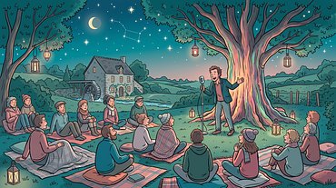 Voir l’arbre autrement : lecture sous les étoiles
