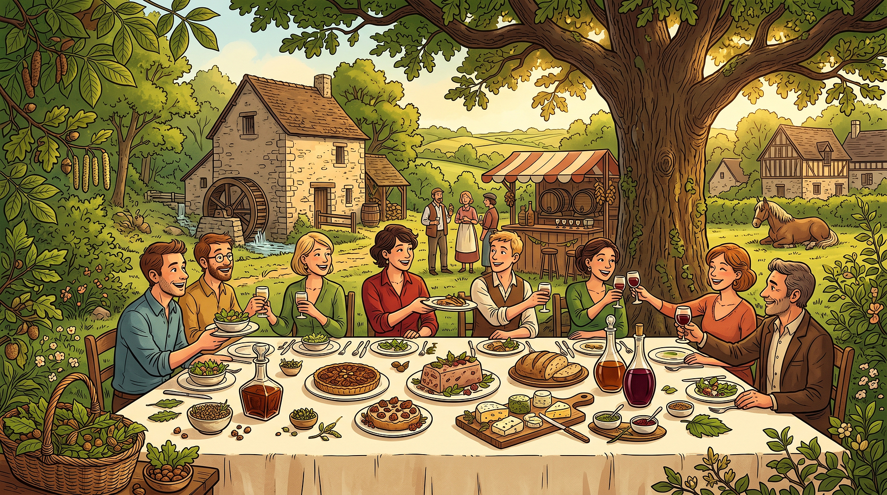 Recettes gourmandes et dégustations autour de l'arbre