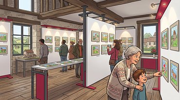 Restitution des dessins d’enfants