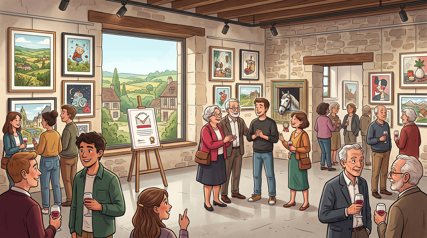 Clôture de l'exposition Le monde à ma fenêtre